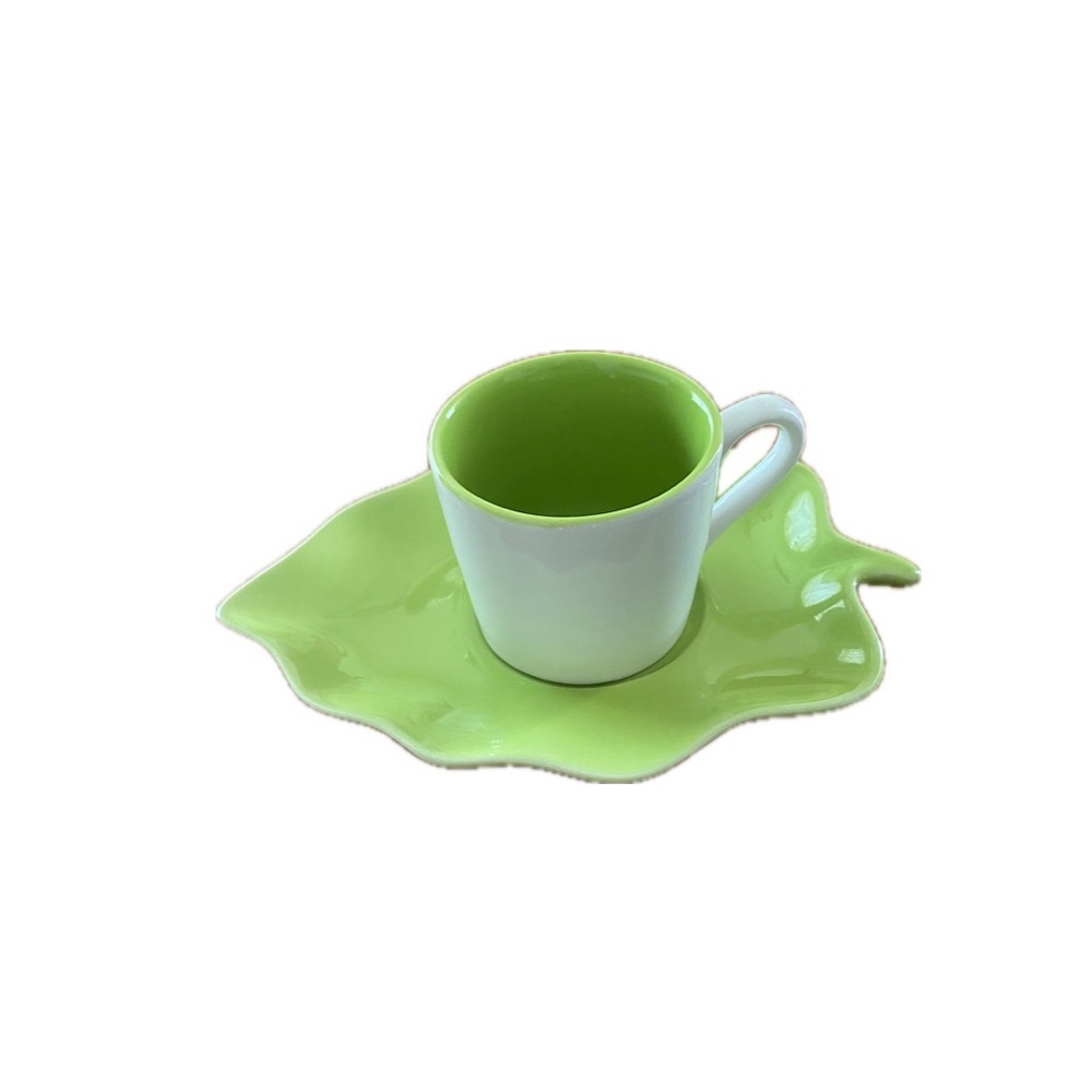 Vintage cup and tray set decor unique